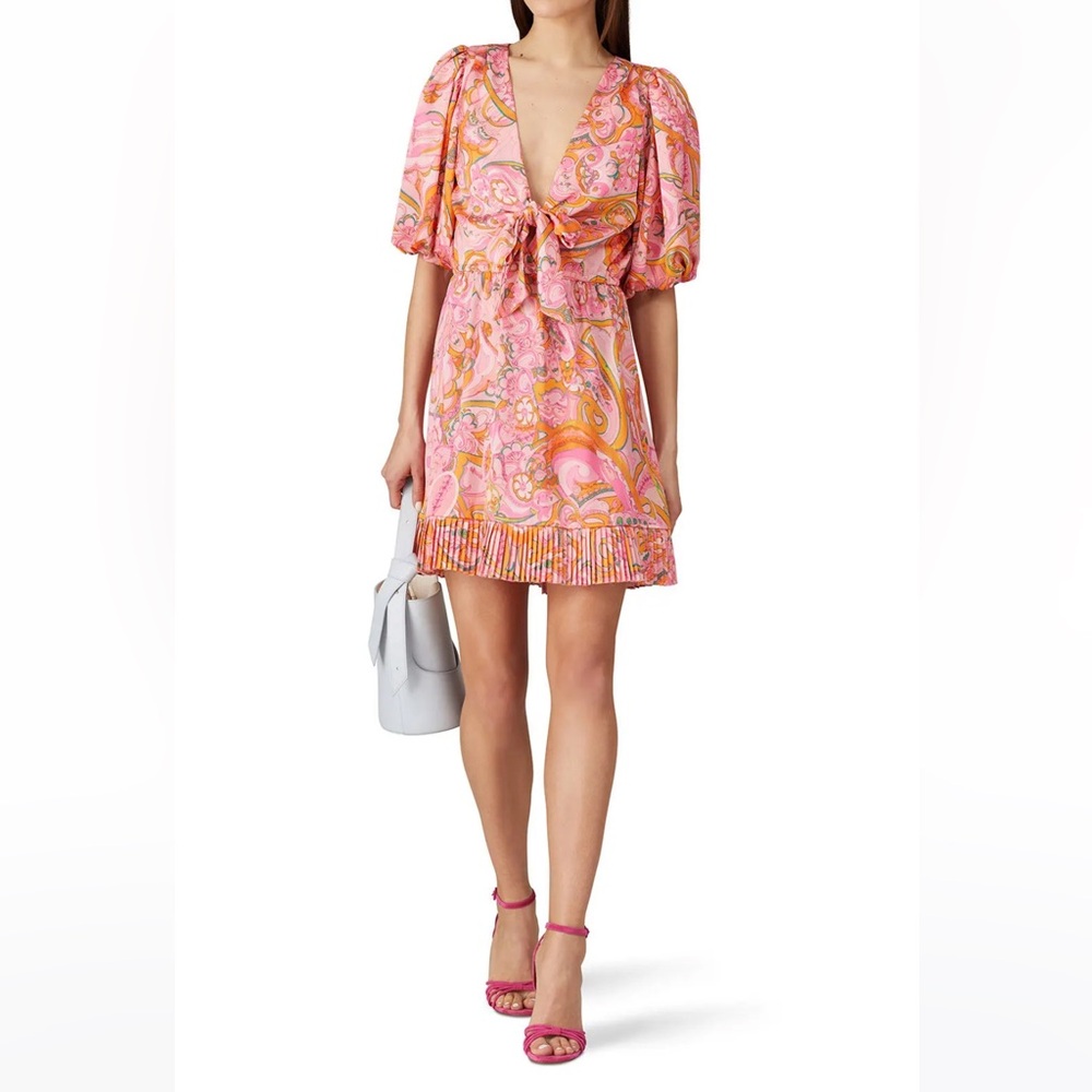 Delfi Collective pink sage dress